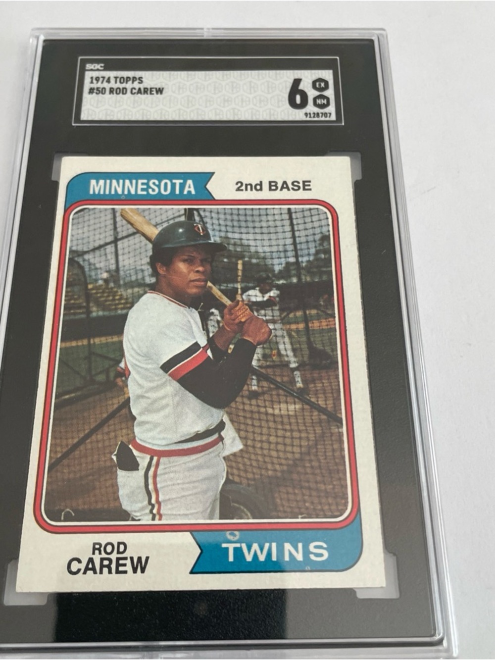 Rod Carew 1974 Topps #50 SGC 6 Vintage Baseball Card